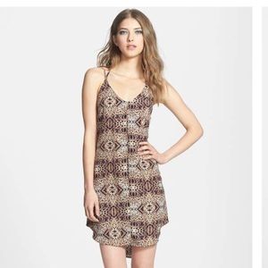 NWOT ASTR Strappy Animal Print Dress